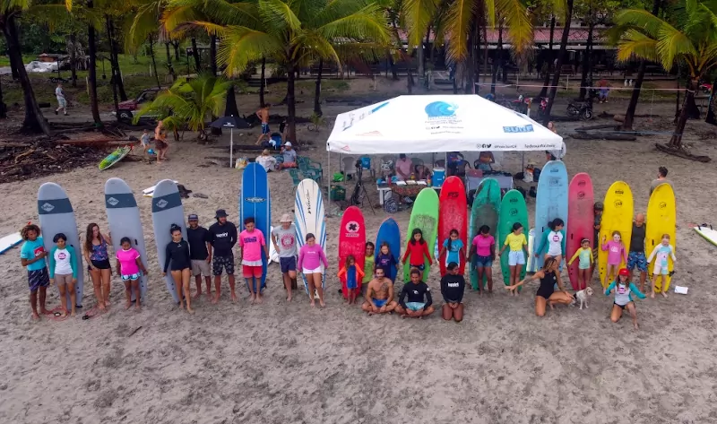 Only Girls surf workshop at Santa Teresa, Costa Rica.